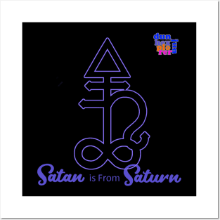 Satan is From Saturn art #2 Posters and Art